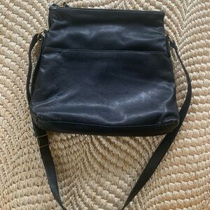Margot Black Leather Handbag
